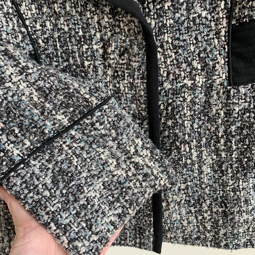 BCBG Tweed Button Front Jacket - Picture 5 of 8